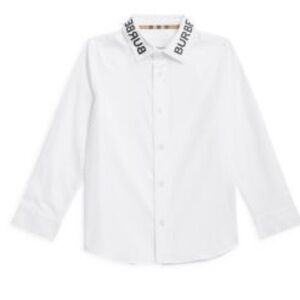 boys White Shirt Burberry
